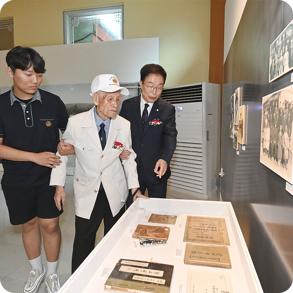 학도병 기록물 전시